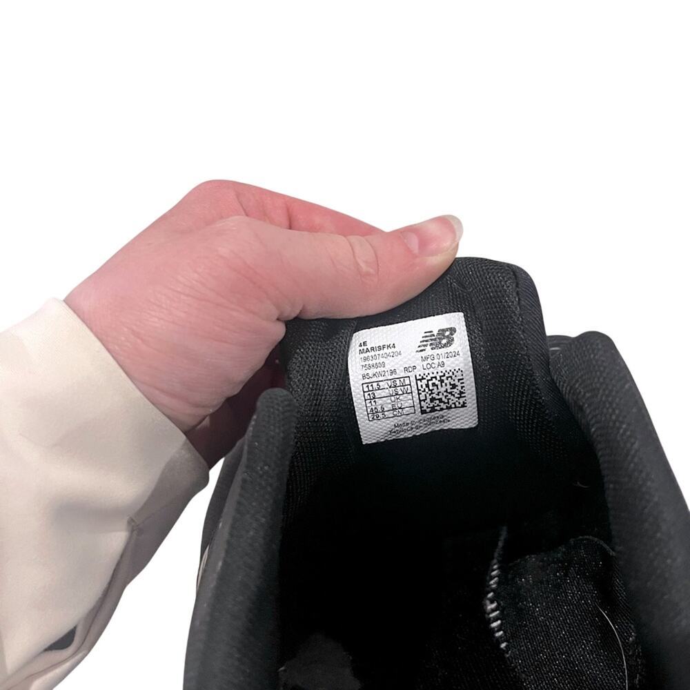 New Balance Fresh Foam Arishi V4 Mens Size 11.5 Wide Black Grey Running Shoes - Picture 4 of 5